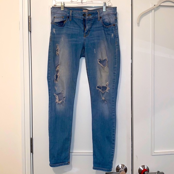 Guess Denim - Guess Power Skinny Distressed Jeans
